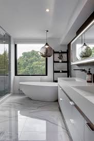 Breathtaking 40 Modern Bathroom Design Ideas To Inspire Yourself Crunchhome Com Modernit Kodit Modernit Kylpyhuoneet Moderni Koti