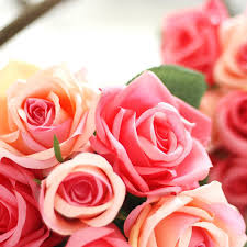 They supply their flowers globally to more than 250 countries. Artificial Flowers Manufacturers Selling Roses Flower Wholesale Wedding Bouquet Home Furnishing Decoration 12504 Fake Flowers Silk Flowers Silk Flower Petals