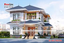 Bật mí mẫu biệt thự vườn 2 tầng mái Nhật 6 phòng ngủ 1.6 tỷ đẹp xuất sắc  tại Bắc Ninh BT2302