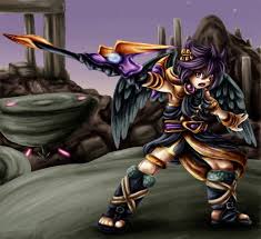 Dark Pit Staff By Lady Of Link On Deviantart Dark Pit Kid Icarus Kid Icarus Kid Icarus Uprising