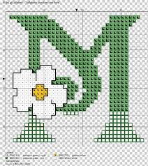 Use these alphabet letter charts with my boo blocks pattern, or for other lettering projects too! Cross Stitch Alphabet Ponto Cruz Alfabeto Embroidery Letter Leaf Text Grass Png Klipartz