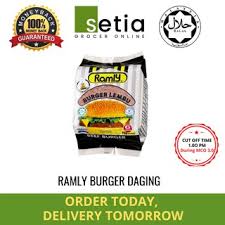The menu in malaysia also includes eggs and fried chicken on top of the regular burgers. Buy Original Daging Burger Ramly 300g 50g 6pcs Seetracker Malaysia