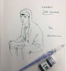 The dog drawing in progress. Watch Dogs Legion Ar Twitter Fantastic Drawing Rul