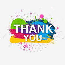 Decorative Colorful Thank You Invites Brush Splash You Thank Card Png And Vector With Transparent Background For Free Download Modern Card Design Powerpoint Background Design Paint Splash