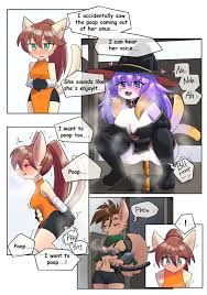 Waiting in Line While Holding her Poop - Page 4 - HentaiEra