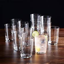 A set of crate and barrel viva pattern martini glasses. Bodega 17 Oz Glasses Set Of 12 Reviews Crate And Barrel
