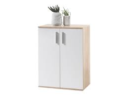 Auch wenn viele den namen sonoma eiche noch nicht gehört haben, kann mit einer kommode senoma. Kommode Mit 2 Turen Sonoma Eiche Weiss 60 Cm X 35 Cm Bobby 0798008300