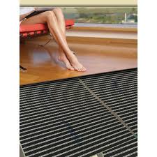Quietwarmth 10 Ft X 36 In 120 Volt Radiant Floor Heating System For Laminate Vinyl And Floating Floors Covers 30 Sq Ft Qwarm3x10f120 The Home Depot Radiant Heat Radiant Floor Heating Floating Floor