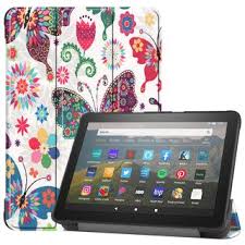 Before, to start alexa voice assistant you the previous generation fire hd 8 offered support for 256 gb microsd cards. Hulle Fur Amazon Fire Hd8 Plus 2020 8 0 Zoll Smart Cover Etui Mit Sta 10 95