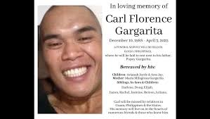 Fundraiser for Darlene Burdsall by Doug Burdsall : Support Carl Gargarita's  Family in Their Time of Loss