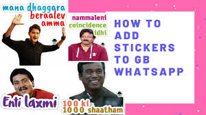 Stickers for gb whatsapp telugu. How To Add Stickers In Gb Whatsapp Add Stickers To Gb Whatsapp How To Use Stickers In Gb Whatsapp Youtube
