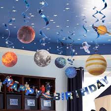 Espace Theme Enfants Decorations D Anniversaire Avec Joyeux Anniversaire Ban Decoration Anniversaire Decorations De Fete Diy Idees De Decoration D Anniversaire