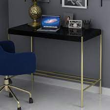 Why shouldn't that apply to your office, too? Modern Black Gloss Office Desk Roxy Furniture123