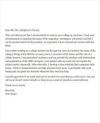 So it is worth to effort to writing effective cover letters. Teaching Application Format Resume Format