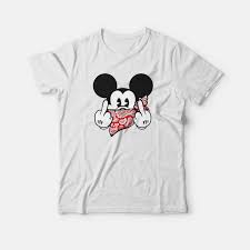 Micky the gangsta would be better black white instant access to woodworking designs, diy patterns & crafts hood mickey #rabbithouses see more Gangster Mickey Mouse Shirt Shop Clothing Shoes Online