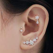 kennst du schon den neuen piercing trend double tragus piercing in 2020 earings piercings ear jewelry tragus jewelry