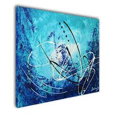 Maybe you would like to learn more about one of these? Dekokaufhaus For Your Living Inspiration Gemalde Handgemalt Abstraktion No 5 Blau Hellblau Gemalde Abstrakte Kunst Wandbilder Bild Auf Leinwand