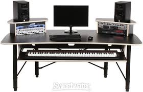 These are more than adequate for a wide variety of applications. Rab Audio Prorak 88 Music Production Desk Black With Almond Trim Sweetwater