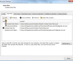 Check spelling or type a new query. How To Add Close And Remove Data File In Outlook
