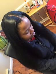 Middle Part Sew In Flat Iron Hair Styles Weave Hairstyles Long Weave Hairstyles