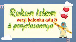 Dimana rukun islam ini terdiri dari 5 rukun, yaitu syahadat, shalat, puasa, zakat, dan juga naik haji bila mampu. Rukun Islam Ada 5 Lagu Dan Penjelasannya Youtube