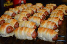 Puff Pastry Wrapped Smokies Pigs In A Blanket Puff Pastry Recipes Appetizers Pastry Appetizer Pastry Recipes