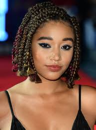 13 Times We Took Amandla Stenberg S Picture To Our Hairstylist Braided Hairstyles Braids For Black Hair Short Hair Styles
