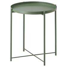 Gladom Tepsili Sehpa Koyu Yesil 45x53 Cm Ikea Oturma Odalari Ikea Oturma Odalari Furniture