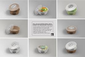 Vol 12 Food Box Packaging Mockups Food Box Packaging Paper Bowls Packaging Mockup