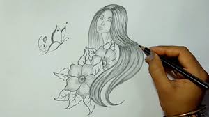 The artists of easydrawingart.com divide each drawing into many very simple steps, all the new lines in which we paint in red so that the learning process is even easier and more visual. Simple Easy Pencil Drawing Pictures For Beginners Youtube