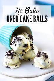 Oreo Cake Balls Lilyrose Bakers Blog Super Simple Delicious Recipe Recipe Dessert Recipes Easy Oreo Cake No Bake Oreo Cake