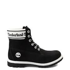 Black And White Timberlands Womens Timberland 6 Premium Boot Black White In 2020 Timberland Boots Women Timberlands Women Boots