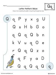 Birds That Start With Q In Spanish Letter Q Pattern Maze Worksheet Color Maze Worksheet Alphabet Coloring Pages Alphabet Worksheets