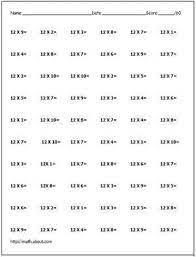 Free Multiplication Worksheets To Practice With Factors Up To 12 Times Tables Worksheets Free Multiplication Worksheets Multiplication Worksheets