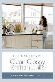 How To Clean High Gloss Kitchen Units