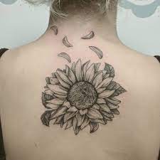 A Fingerprint In The Centre Of A Sun Flower Fingerprint Tattoos Fingerprint Tattoo Ideas Tattoo Fingerprint