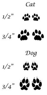 Difffernce Between Cat And Dogs Paws Bing Images Cat Paw Tattoos Pawprint Tattoo Dog Paw Tattoo