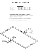 Adjusts for 4'x6' official baseball, 3'x6' little league and 3'x7' softball. 213 Box Templates Free To Download In Pdf