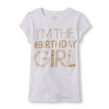 Girls Short Sleeve I M The Birthday Girl Glitter Graphic Tee Personalized Birthday Shirts It S My Birthday Shirt Birthday Girl Shirt