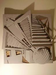 3 D Art Projects Cardboard Sculpture Cardboard Art Cardboard Relief The term relief is from the latin verb relevo, to raise.