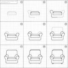 How To Draw A Chair Chair Drawing Easy Drawings Doodle Drawings