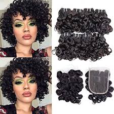 These hairstyles provide you with convenience, comfort, and diversity. Amazon Com Peruvian Curly Hair Bundles Short Bob Curly Human Hair Bundles With Closure 10a Remy Ocean Weave 8 Bundles With Closure 25g Bundle 8 8 8 8 8 8 8 8 8 Peruvian Virgin Hair