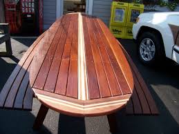 Surfboard Table Neptune Market Surfboard Table Surf Decor Wooden Surfboard