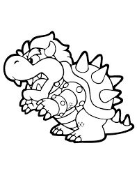 Bowser Coloring Pages Coloring Home