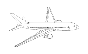 Nah hasil gambar sketsa pesawat sudah jadi; Gambar Mewarnai Pesawat Radea