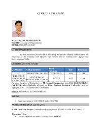 Besides resumes in word format, pdf fresher's resume templates are also very common. Resume For Diploma In Mechanical Engineering Nengu