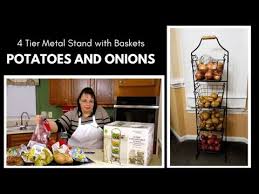 Check spelling or type a new query. How To Store Potatoes And Onions 4 Tier Metal Stand With Storage Baskets Youtube