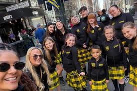 Tartan Day trippers: Falkirk theatre school youngsters strut their stuff in the Big Apple