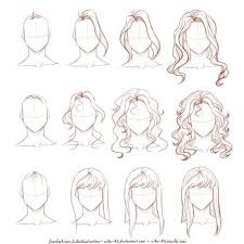 Image Via We Heart It Diy Draw Drawing Girl Head Tutorial How To Draw Hair Drawings Drawing People