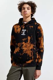 Tie dyeing traditionally is done with a white shirt and then you add color to it. Urban Outfitters Cotton Death Row Records Bleach Tie Dye Hoodie Sweatshirt For Men Lyst